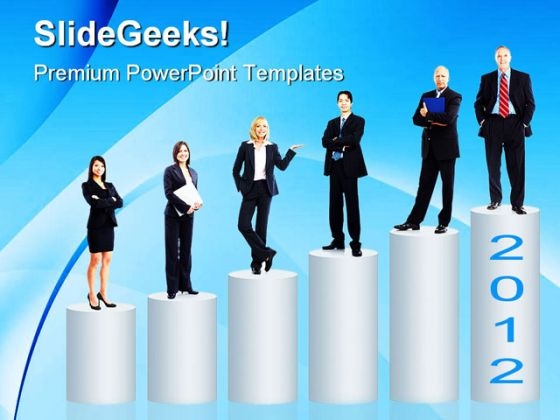 Businesswomen 2012 Success PowerPoint Templates And PowerPoint Backgrounds 1011