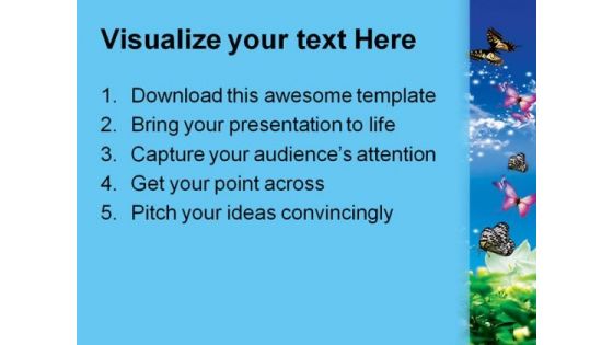 Butterfly Background Nature PowerPoint Themes And PowerPoint Slides 0211