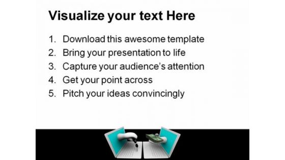 Buying Car Online Internet PowerPoint Backgrounds And Templates 0111