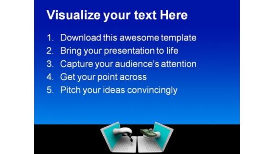 Buying Car Online Internet PowerPoint Backgrounds And Templates 0111