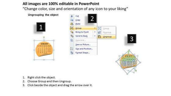 Calendar 2013 Month PowerPoint Slides Ppt Templates