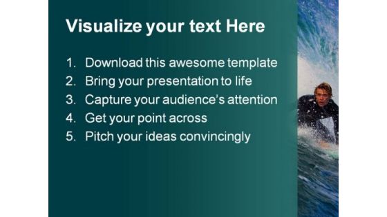 California Surfer Holidays PowerPoint Templates And PowerPoint Backgrounds 0511