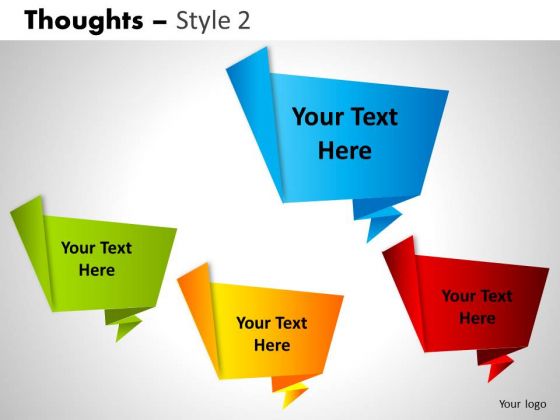 Callouts Thoughts 2 PowerPoint Slides And Ppt Diagram Templates