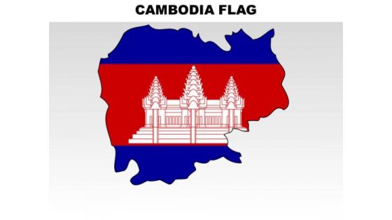 Cambodia Country PowerPoint Flags