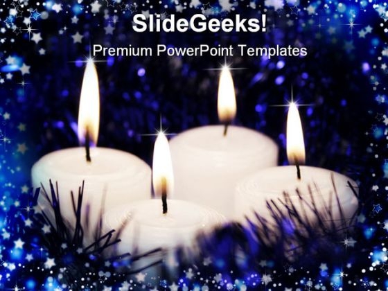 Candles08 Festival PowerPoint Themes And PowerPoint Slides 0411