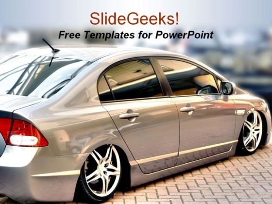 Car Transportation PowerPoint Template