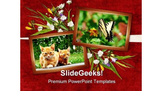 Card For Animals Nature PowerPoint Templates And PowerPoint Backgrounds 0311