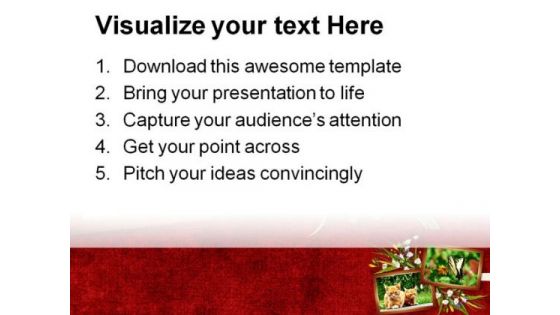 Card For Animals Nature PowerPoint Themes And PowerPoint Slides 0311