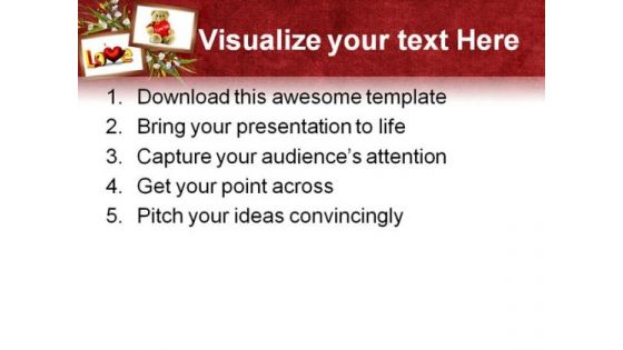 Card For Valentine Day Youth PowerPoint Themes And PowerPoint Slides 0311