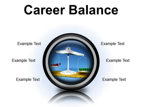 Career Family Balance Business PowerPoint Presentation Slides Cc