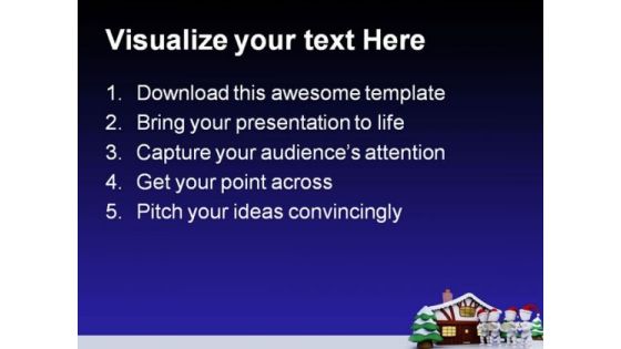 Carol Singers Christmas PowerPoint Themes And PowerPoint Slides 0511
