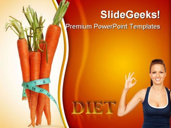 Carrots For Diet Health PowerPoint Templates And PowerPoint Backgrounds 0311