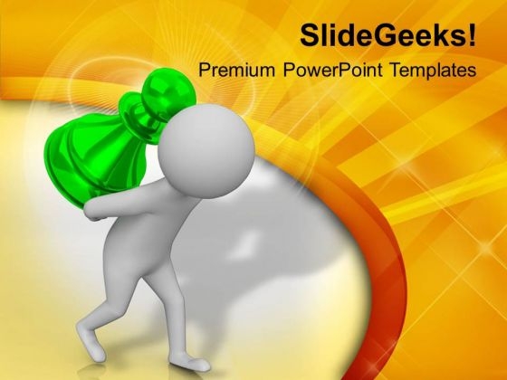 Carry The Right Chess Part PowerPoint Templates Ppt Backgrounds For Slides 0613