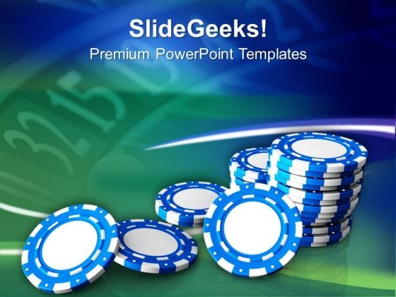 Casino Chips Theme Game PowerPoint Templates Ppt Backgrounds For Slides 0413