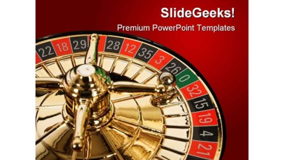 Casino Gamble Game PowerPoint Templates And PowerPoint Backgrounds 0811