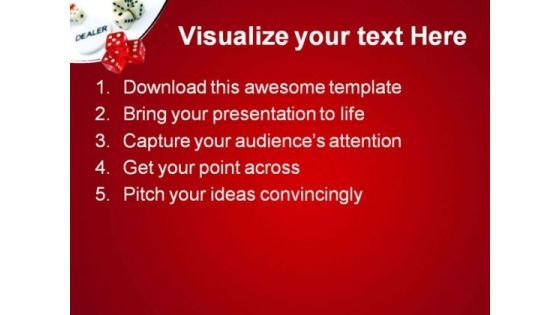Casino Game Finance PowerPoint Themes And PowerPoint Slides 0211