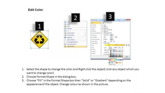 Caution Roadway Signs PowerPoint Slides And Ppt Diagram Templates
