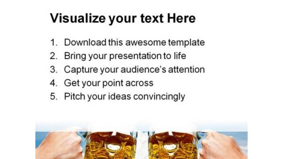 Celebrate Beers Festival PowerPoint Templates And PowerPoint Backgrounds 0411