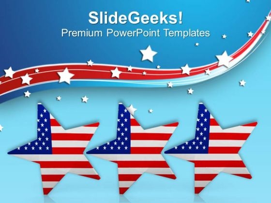 Celebration Of American Independence PowerPoint Templates Ppt Backgrounds For Slides 0813