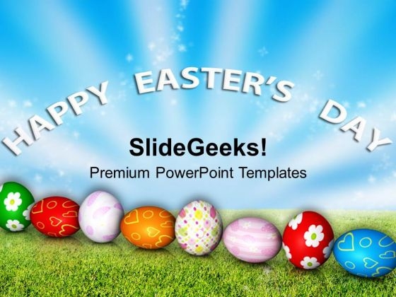 Celebration Of Jesus Return Happy Easter Day PowerPoint Templates Ppt Backgrounds For Slides 0313
