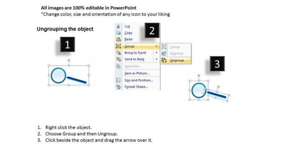 Celebrities Magnifying Glass On Report PowerPoint Slides And Ppt Diagram Templates