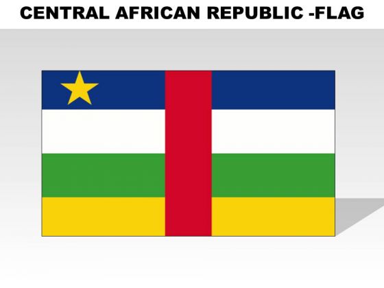 Central African Republic Country PowerPoint Flags