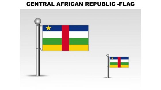 Central African Republic Country PowerPoint Flags