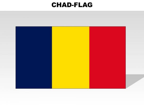 Chad Country PowerPoint Flags