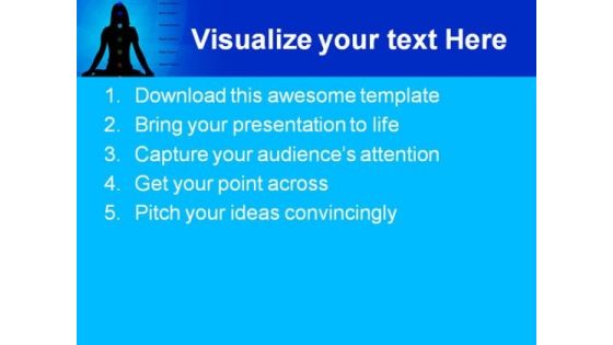 Chakras Yoga Health PowerPoint Themes And PowerPoint Slides 0711