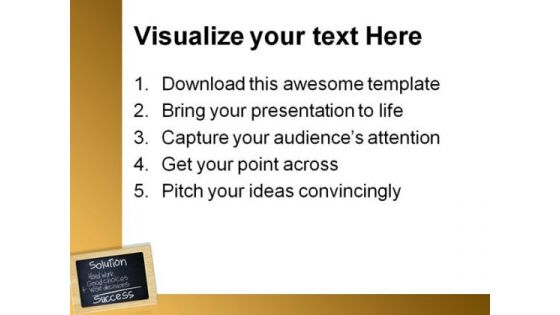 Chalkboard Success PowerPoint Templates And PowerPoint Backgrounds 0711