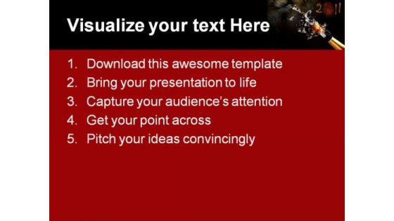 Champagne Bottle Success PowerPoint Themes And PowerPoint Slides 0711