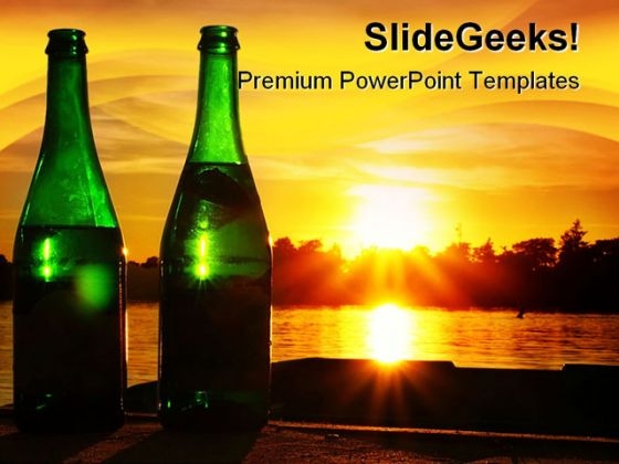 Champagne Celebration Wedding PowerPoint Themes And PowerPoint Slides 0411