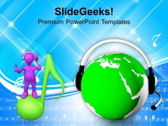 Change In Music World PowerPoint Templates Ppt Backgrounds For Slides 0413
