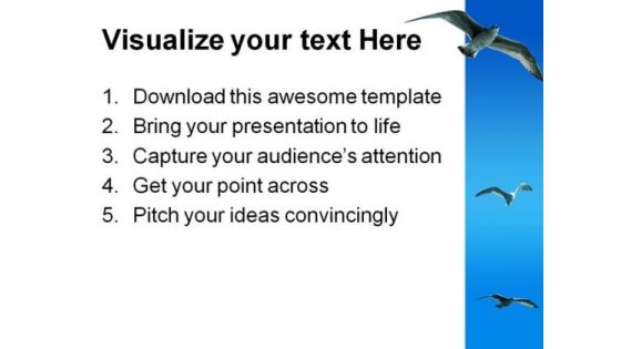 Chasing The Leader Animals PowerPoint Themes And PowerPoint Slides 0211