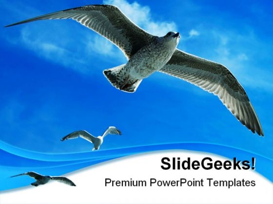 Chasing The Leader Animals PowerPoint Themes And PowerPoint Slides 0211