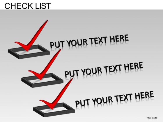 Checkboxes PowerPoint Templates