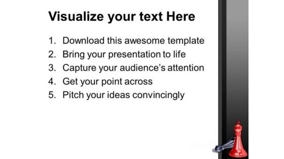 Checkmate Business Strategy Success PowerPoint Templates Ppt Backgrounds For Slides 1212