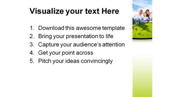 Cheerful Family Holidays PowerPoint Themes And PowerPoint Slides 0511