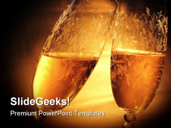 Cheers Festival PowerPoint Themes And PowerPoint Slides 0411