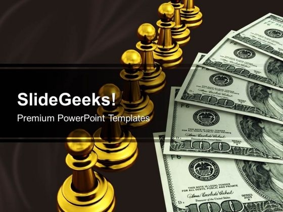 Chess And Money Finance PowerPoint Templates And PowerPoint Themes 0912