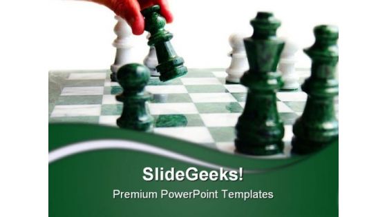 Chess Player Move Game PowerPoint Templates And PowerPoint Backgrounds 0211