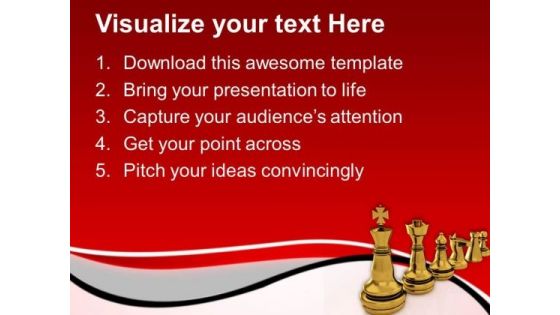 Chess Strategy For Team Players PowerPoint Templates Ppt Backgrounds For Slides 0813