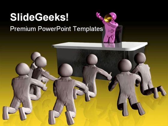 Chief Leadership Business PowerPoint Themes And PowerPoint Slides 0511