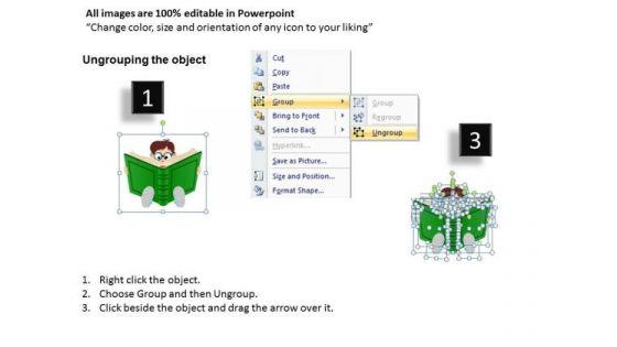 Child Reading Book School PowerPoint Ppt Templates