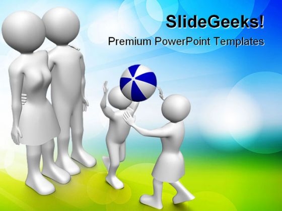 Children And Parents Family PowerPoint Templates And PowerPoint Backgrounds 0311