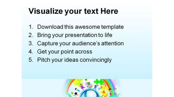 Children Diversity Global PowerPoint Themes And PowerPoint Slides 0211