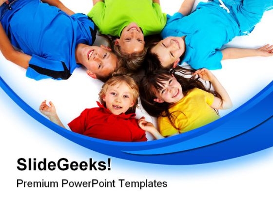 Children Having Fun Entertainment PowerPoint Backgrounds And Templates 1210