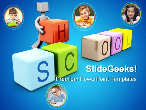 Children School Education PowerPoint Templates And PowerPoint Backgrounds 0411
