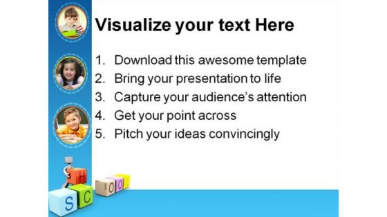 Children School Education PowerPoint Themes And PowerPoint Slides 0411
