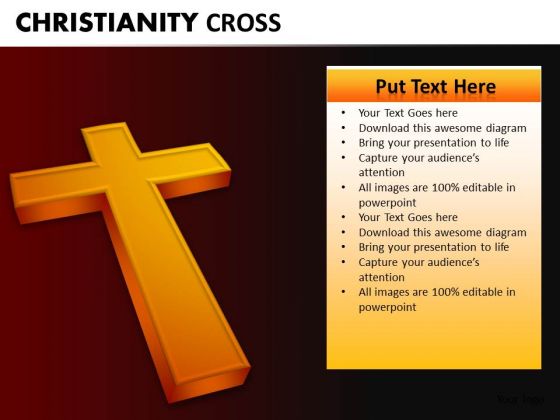 Chirstian Cross PowerPoint Templates For Churches